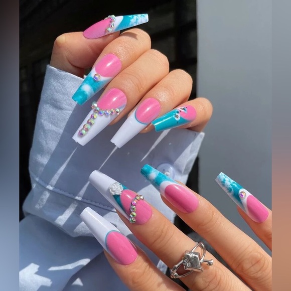 Pink Stretch Turban African Head Wraps Scarf Soft Hijab for Locs Braids - Picture 6 of 7